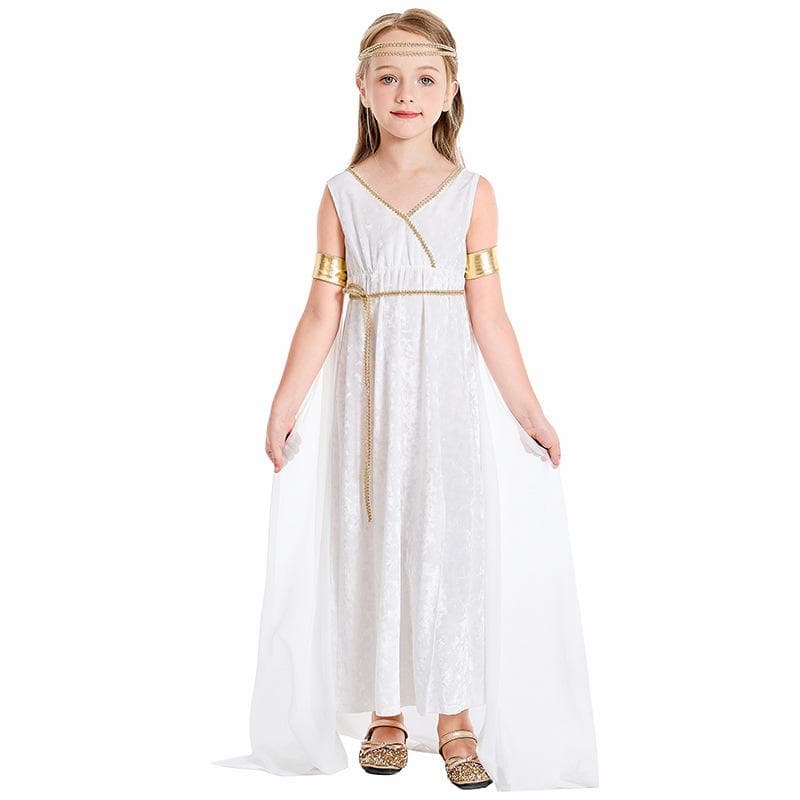 Kinder Mädchen Griechische Mythologische Göttin der Freiheit Freiheitsstatue Kleid Kinder Halloween Cosplay Kostüme Kindergarten Aufführung