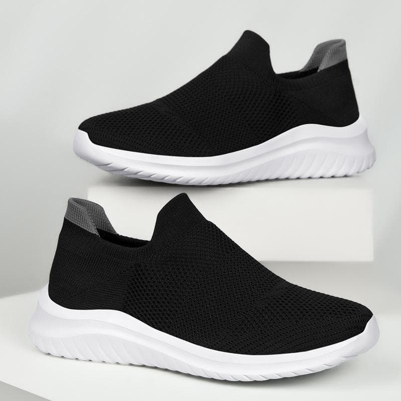 Leichte, atmungsaktive Sneakers für Paare aus Netzstoff, leichtes Gehen, atmungsaktiv, für den Sommer, bequeme, lässige Sockenschuhe, Sneakers