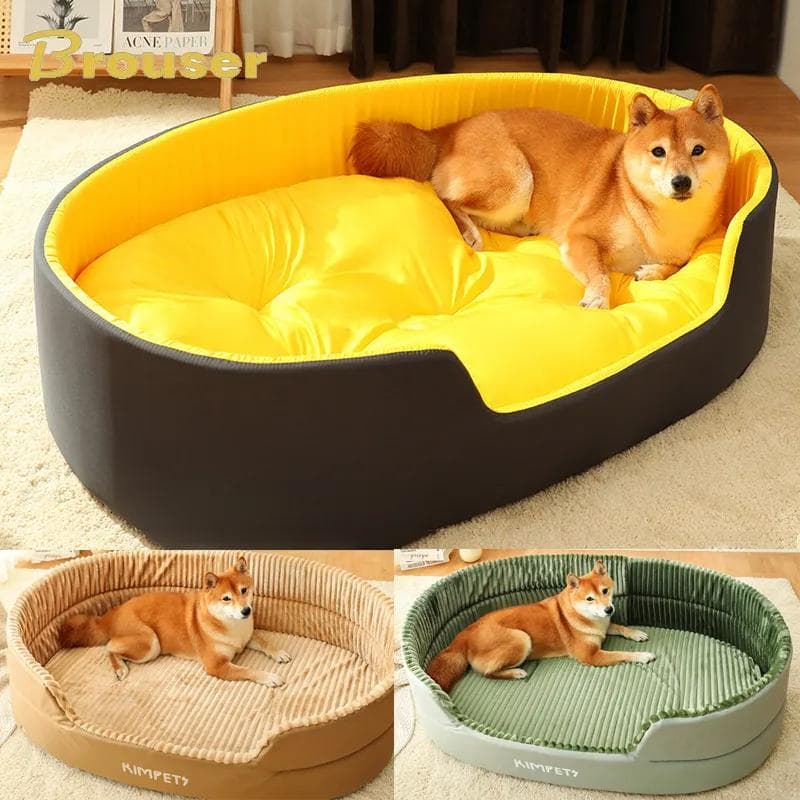 Großes Bett, Schlafplatz für Haustiere, Zubehör für große Hunde, Haustierartikel, mittelgroße Haustiere, wasserdichte Kissenmatte, Zubehör,