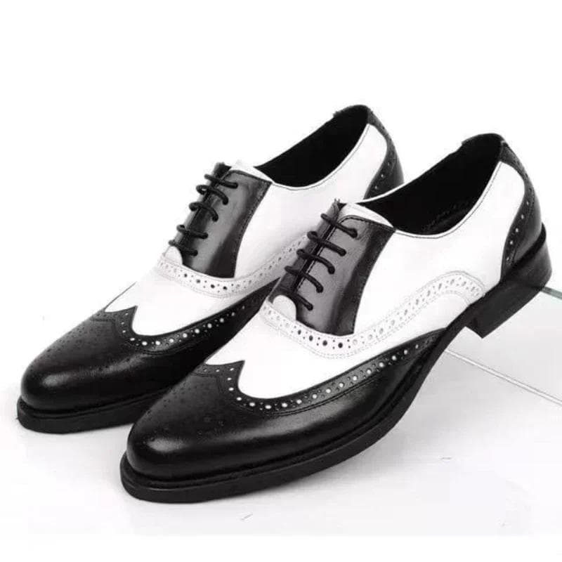 Mischfarben Herren Abendschuhe Retro Herren Lederschuhe Business Herren Barock Schuhe Casual Herren Oxford Schuhe Erkek Ayakkabı cm schwarz