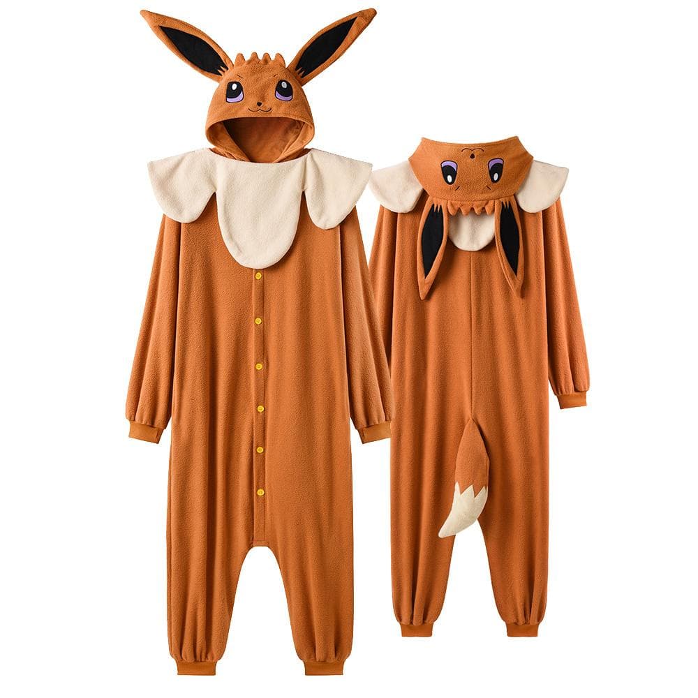 Kuh Kigurumi Umbreon Anime Onesies Frauen Männer Overalls Lustiger Anzug Für Erwachsene Winter Pyjamas Festival Outfit Tier Kostüme Overall