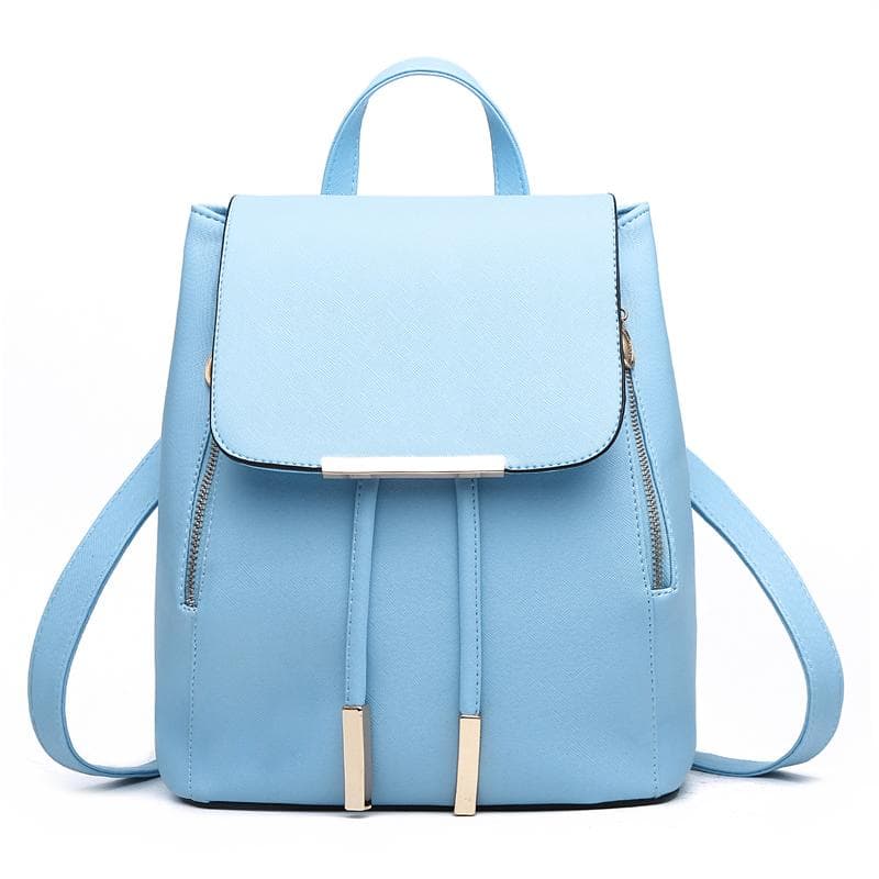 Damenrucksack PU-Leder Schwarz/Beige/Schwarz+Weiß/Schwarz +Rosa/Himmelblau/Blau/Dunkelblau/Lila/Burgund/Rosa/Rosa/Grün himmelblaue