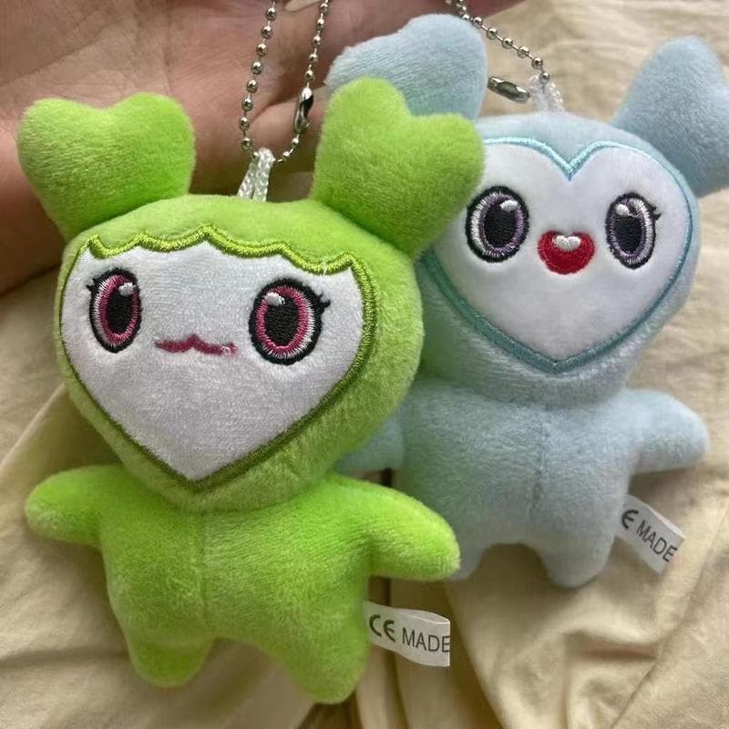 Lovelys Plüsch Koreanischer Superstar Plüschtier Cartoon Tier Zweimal Momo Puppe Schlüsselanhänger Anhänger Schlüsselschnalle Plüschtier Für