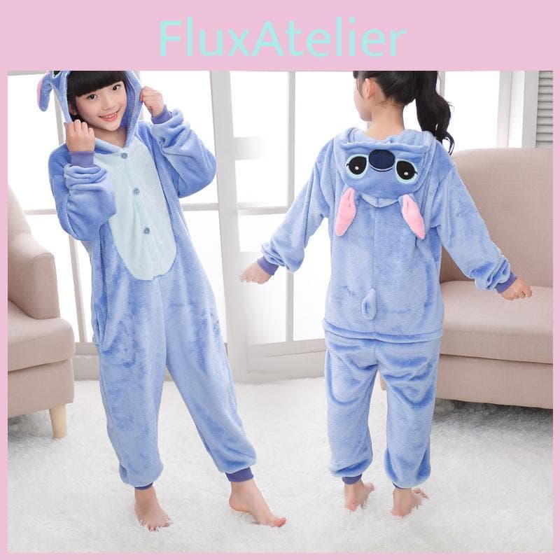 Kinder Halloween Pyjama Cosplay Kostüm Pikachu Drache Kuh Pyjama 100cm