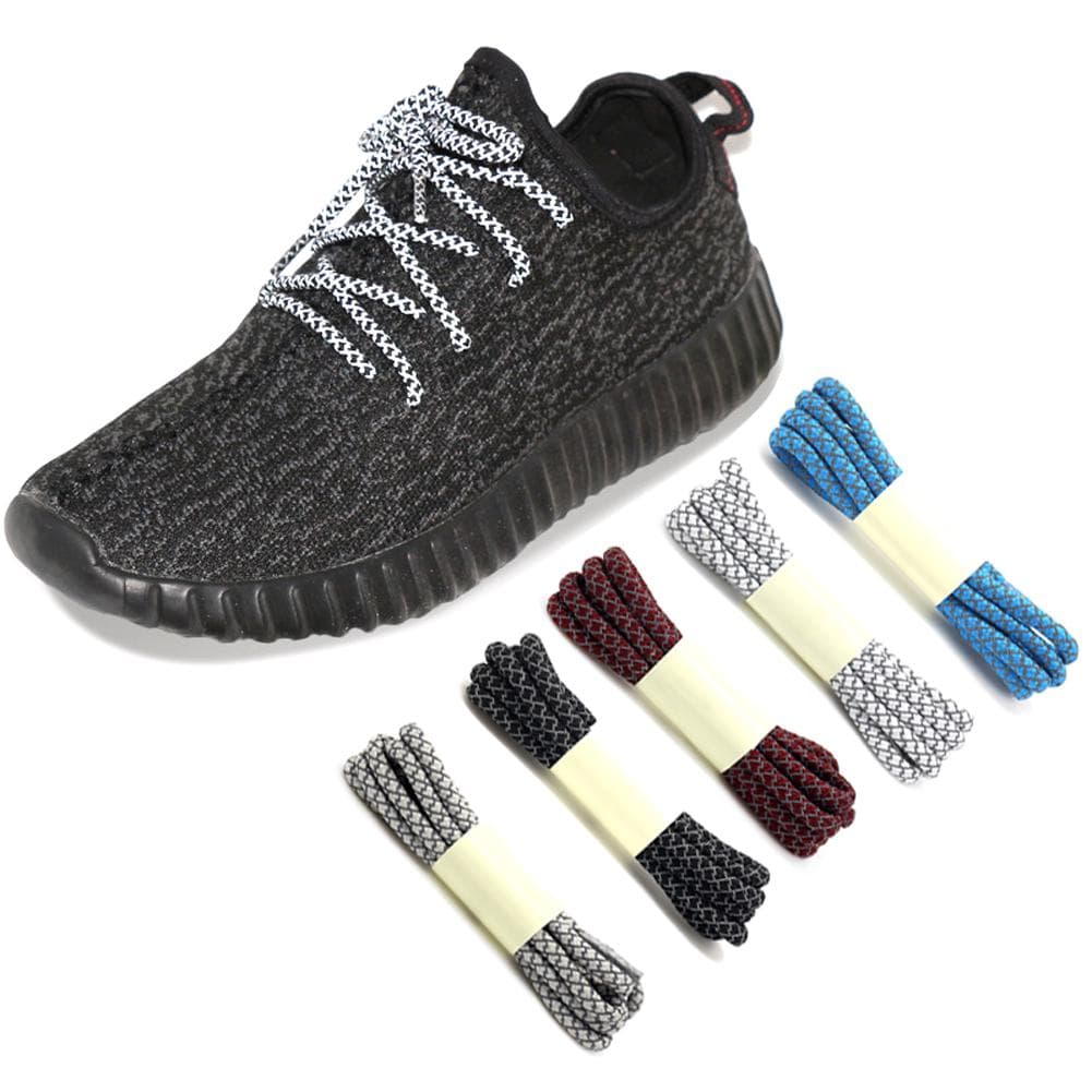 Outdoor-Schuhe, 3 m, reflektierend, rund, Seil, Schnürsenkel, Schnürsenkel, Sneakers, sportliche Sportschnüre 120cm königsblau
