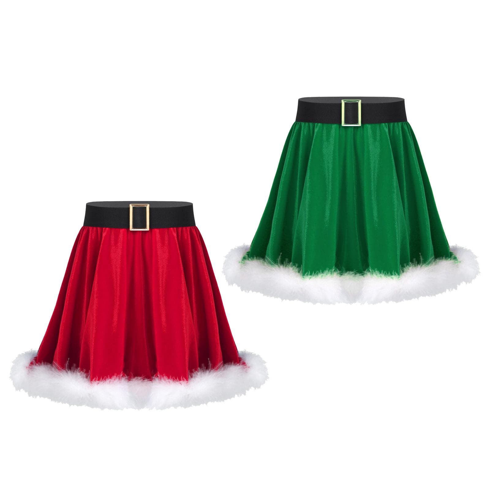 Mädchen Weihnachtsmann Weihnachts-Show Rock Kostüm Frau Weihnachtsmann Tanz Ausgefallenes Kleid Tutu Rock Weihnachts Kleidung cm rot