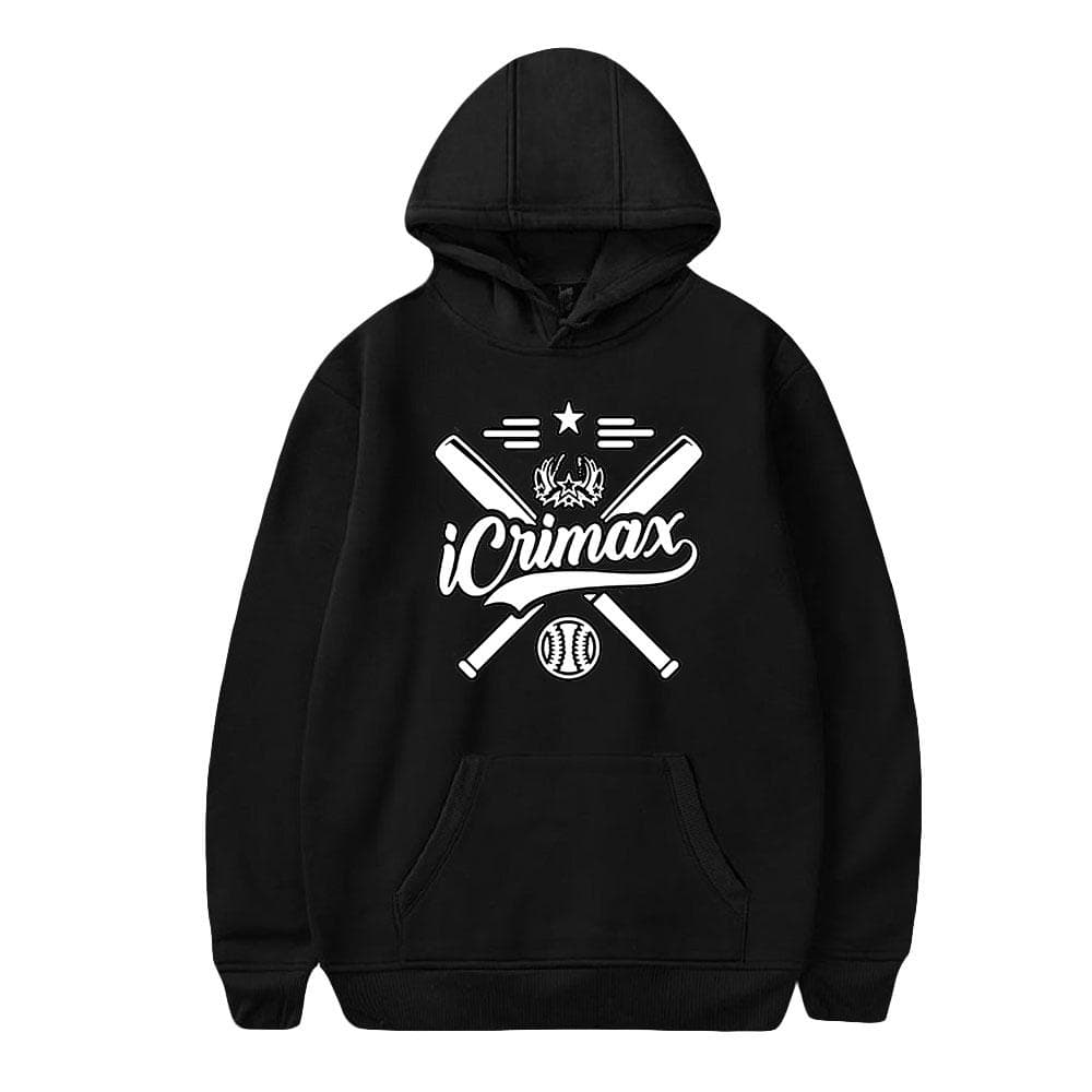 Heiße Mode für Fans von Icrimax, grafisch bedrucktes Sweatshirt, Outdoor-Sport, Cosplay-Pullover, Kapuzenpullover, Cosplay-Kostüm cm grau