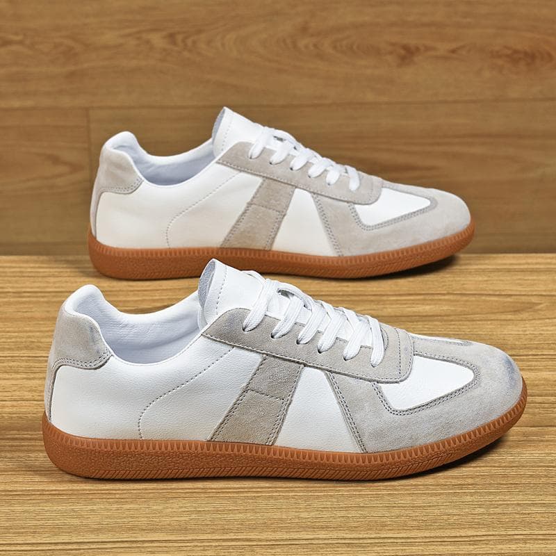 Fashion Classic Original Herren Sneakers Hochwertige Leder Freizeitschuhe Herren Stilvolle Damen Sportschuhe Retro Wildleder Schnürschuhe cm
