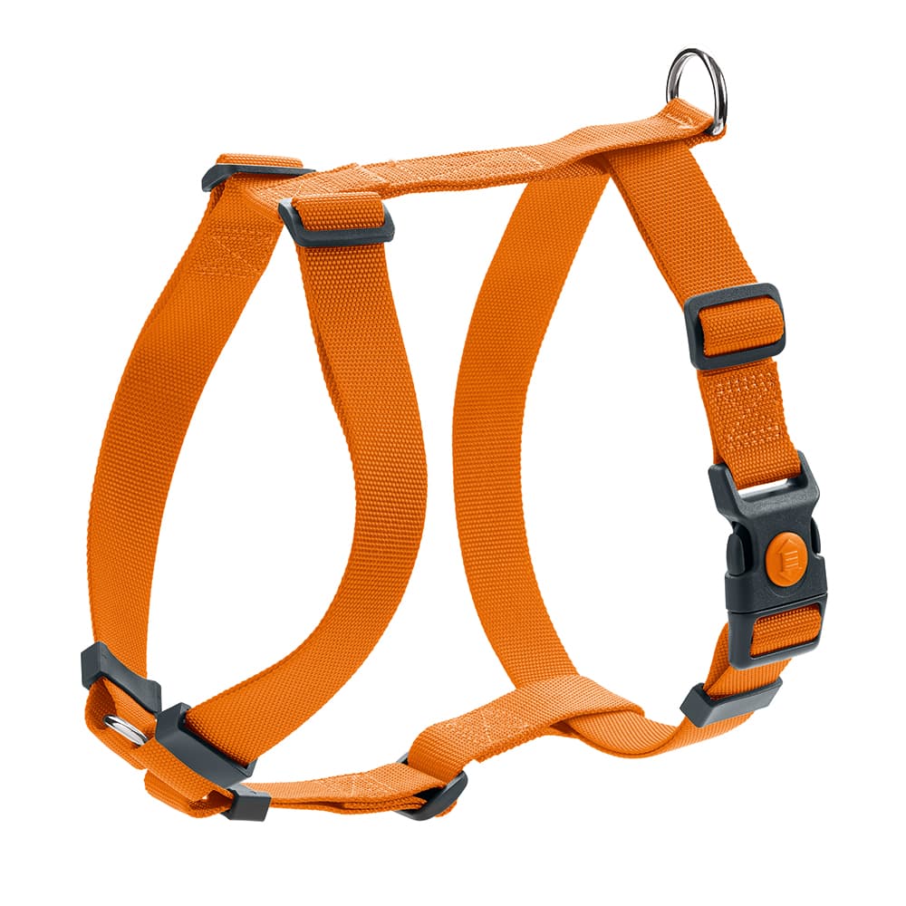 HUNTER Geschirr London Vario Rapid, orange - Grösse M: 58-101 cm Bauchumfang