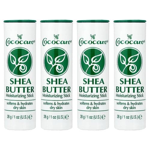 Cococare, Shea Butter Moisturizing Stick, 4 Pack, 1 oz (28 g) Each