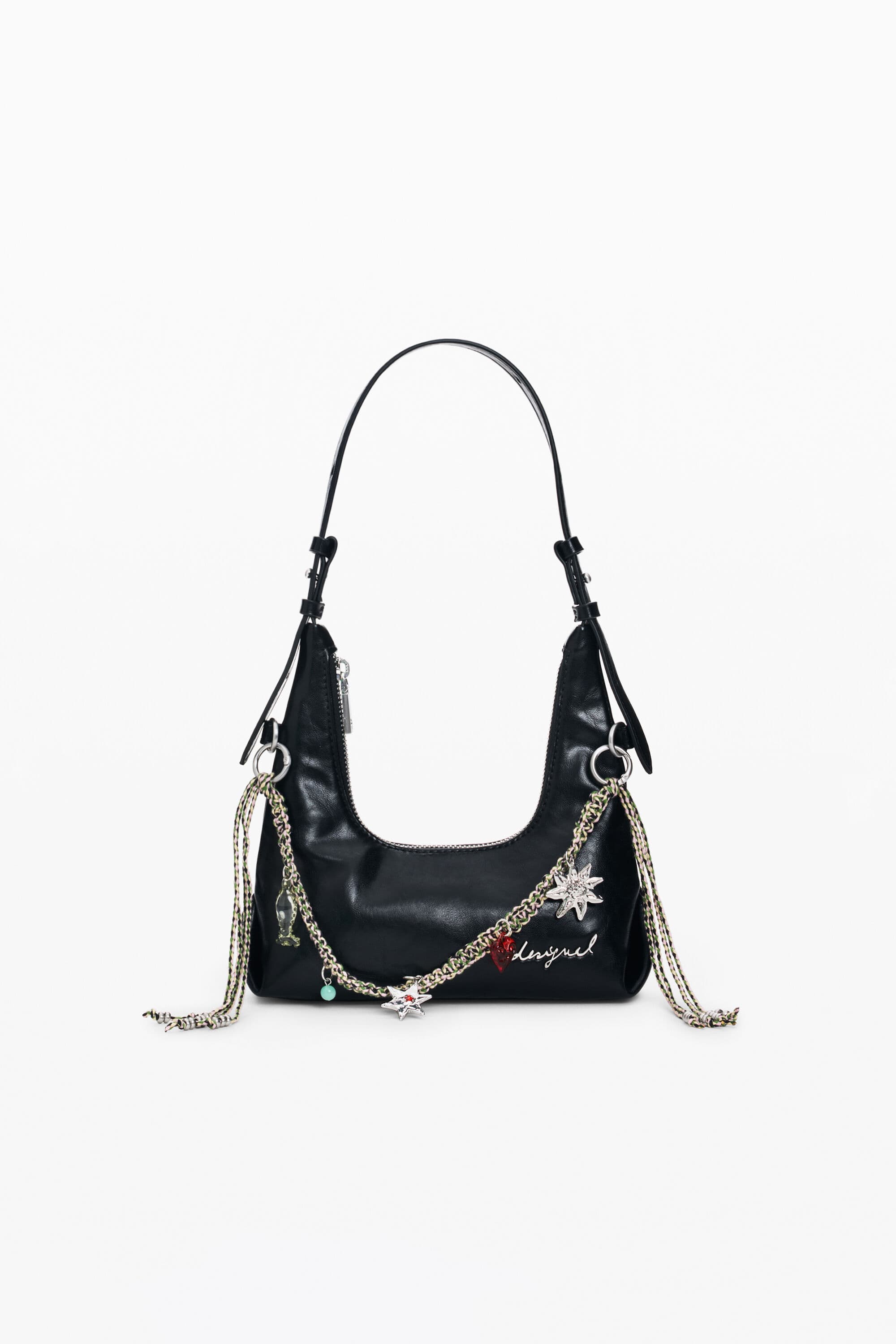 Desigual, Mini-Charme-Tasche, Damen, Polyurethan, Schwarz, U