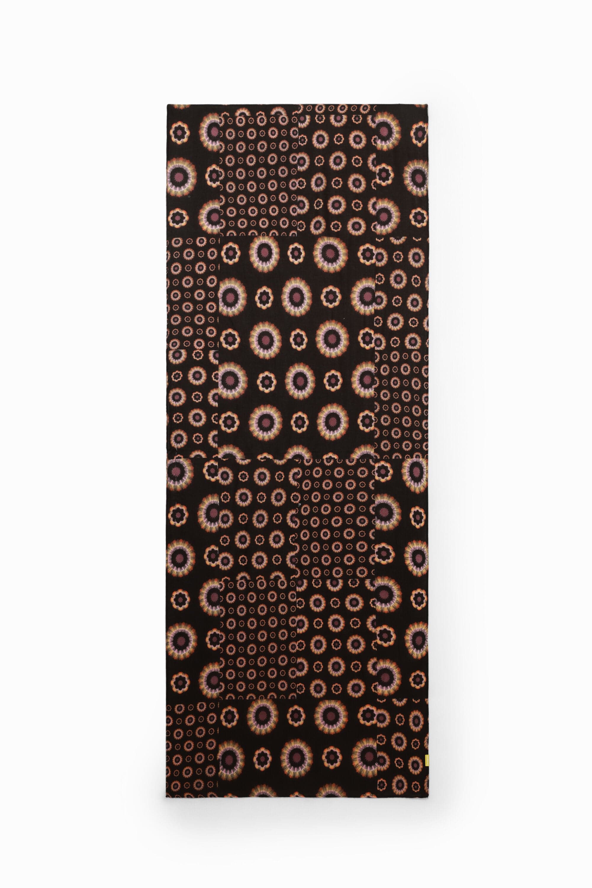 Desigual, Rechteckiges Halstuch geometrisches Muster, Polyester, Schwarz, U
