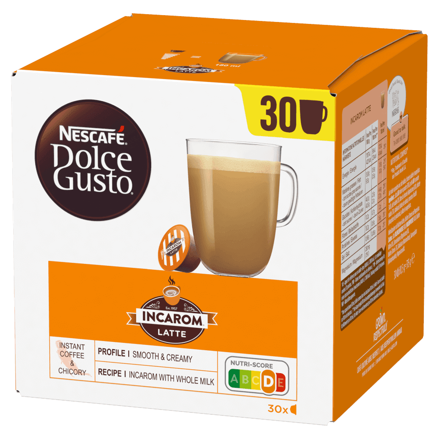 NESCAFÉ® Dolce Gusto® Incarom Latte Magnum - 30 Capsules