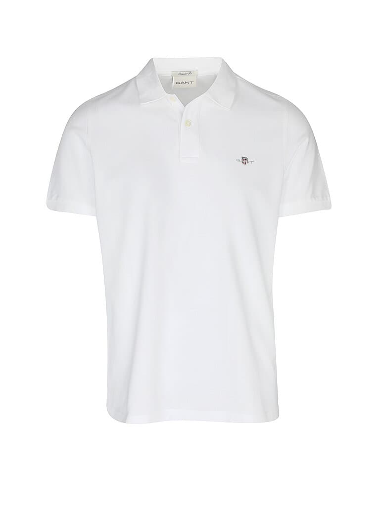 GANT Poloshirt Regular Fit weiss | L